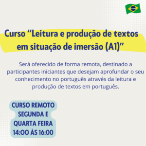 Cursos On-line Gratuitos de Português para Estrangeiros